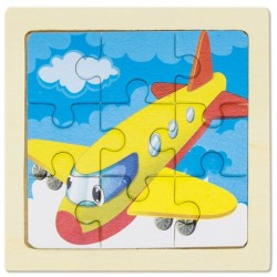 Dřevěné puzzle - 5ks