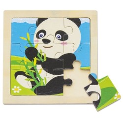 Dřevěné puzzle - 5ks