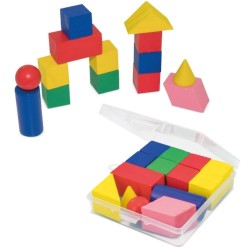 Dřevěná geometrická skládačka