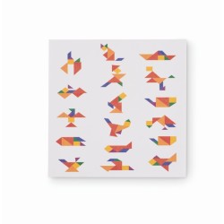 Tangram Dřevěné puzzle Tangram