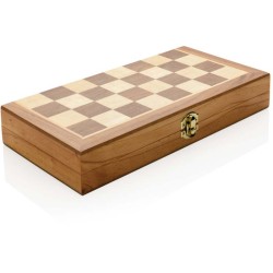 Prémiové FSC dřevěné šachy ve skládací šachovnici