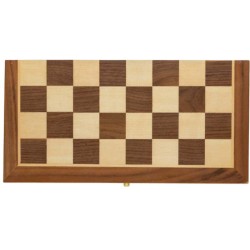 Prémiové FSC dřevěné šachy ve skládací šachovnici