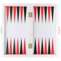 FSC dřevěná sada stolních her 3 v 1 v krabičce