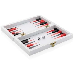 FSC dřevěná sada stolních her 3 v 1 v krabičce