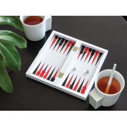 FSC dřevěná sada stolních her 3 v 1 v krabičce