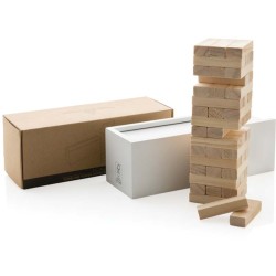 FSC skládací věž z dřevěných kvádrů v krabičce