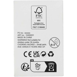 Ace sada hracích karet z kraftového papíru