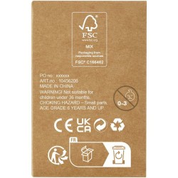 Ace sada hracích karet z kraftového papíru