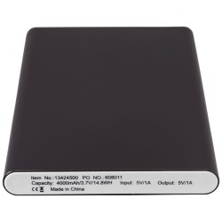 Hliníková powerbanka Pep 4 000 mAh