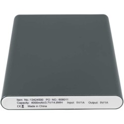 Hliníková powerbanka Pep 4 000 mAh