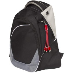 Kovový 3 v 1 nabíjecí kabel s kroužkem na klíče