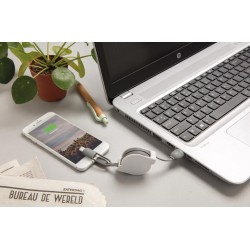 Svinovací nabíjecí kabel 3 v 1