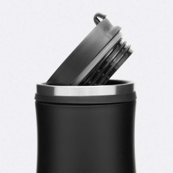 Dvoustěnný cestovní termohrnek DARK CREMA