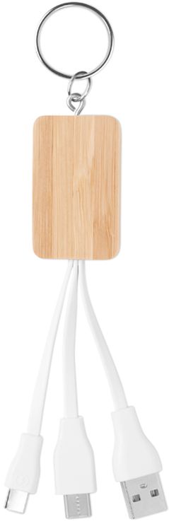 Clauer Bambusový kabel 3v1