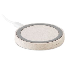 Plato+ Bezdrátová nabíječka,sláma/ABS