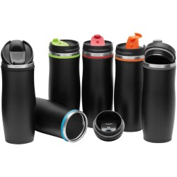 Dvoustěnný cestovní termohrnek DARK CREMA