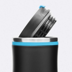 Dvoustěnný cestovní termohrnek DARK CREMA