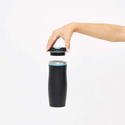 Dvoustěnný cestovní termohrnek DARK CREMA