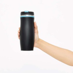 Dvoustěnný cestovní termohrnek DARK CREMA