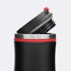 Dvoustěnný cestovní termohrnek DARK CREMA