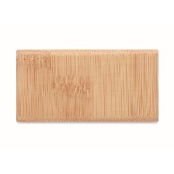 Bezdrátová bambusová nabíječka