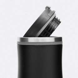 Dvoustěnný cestovní termohrnek DARK CREMA