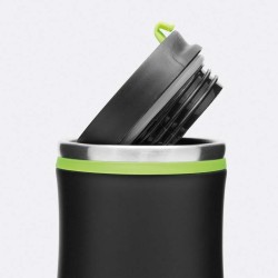 Dvoustěnný cestovní termohrnek DARK CREMA