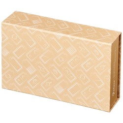 Future bezdrátová powerbanka s kapacitou 6 000 mAh a materiálem bambus/látka