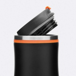 Dvoustěnný cestovní termohrnek DARK CREMA