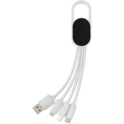 Nabíjecí kabel 4 v 1 s karabinou