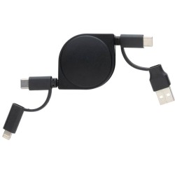 Nabíjecí kabel 6 v 1 z RCS recyklovaného plastu a TPE