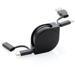 Nabíjecí kabel 6 v 1 z RCS recyklovaného plastu a TPE