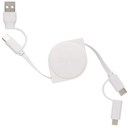 Nabíjecí kabel 6 v 1 z RCS recyklovaného plastu a TPE