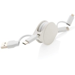 Nabíjecí kabel 6 v 1 z RCS recyklovaného plastu a TPE