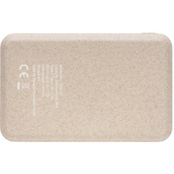 Kapesní powerbanka z korku a pšenice 5 000 mAh