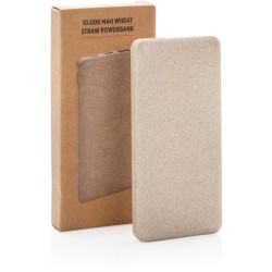 Powerbanka 10 000 mAh z pšeničné slámy