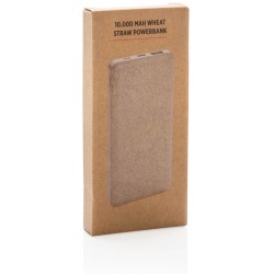 Powerbanka 10 000 mAh z pšeničné slámy