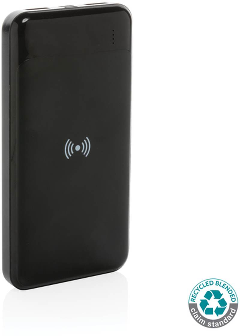 Bezdrátová powerbanka z RCS recyklovaného plastu