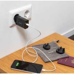 Ultra rychlý PD cestovní nabíjecí adaptér Philips