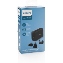 Ultra rychlý PD cestovní nabíjecí adaptér Philips