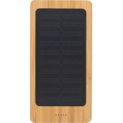Bambusová solární powerbanka s 8 000 mAh