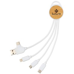 Kapesní nabíjecí kabel 6 v 1 Ontario z RCS recykl. plastu