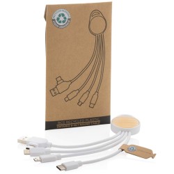 Kapesní nabíjecí kabel 6 v 1 Ontario z RCS recykl. plastu