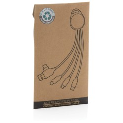 Kapesní nabíjecí kabel 6 v 1 Ontario z RCS recykl. plastu