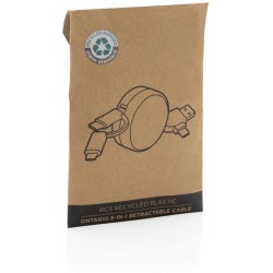 Svinovací kabel 6 v 1 Ontario z RCS recyklovaného plastu