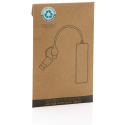 USB hub z RCS recyklovaného plastu