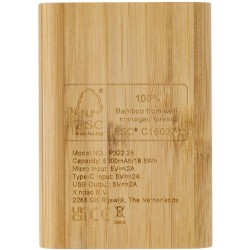 Powerbanka 5 000 mAh z FSCbambusu