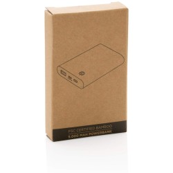 Powerbanka 5 000 mAh z FSCbambusu
