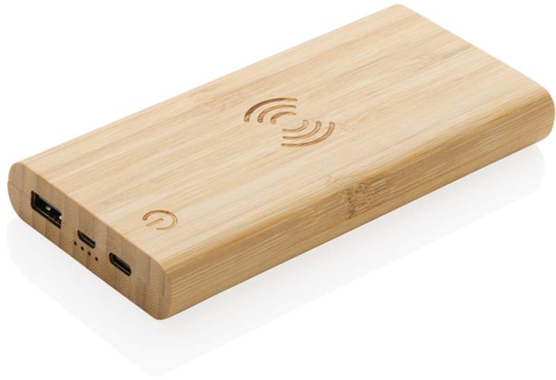Bezdrátová powerbanka 8 000 mAh 5W z FSC bambusu