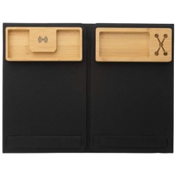 Skládací organizér s Qi nabíječkou 10W Impact z RPET AWARE